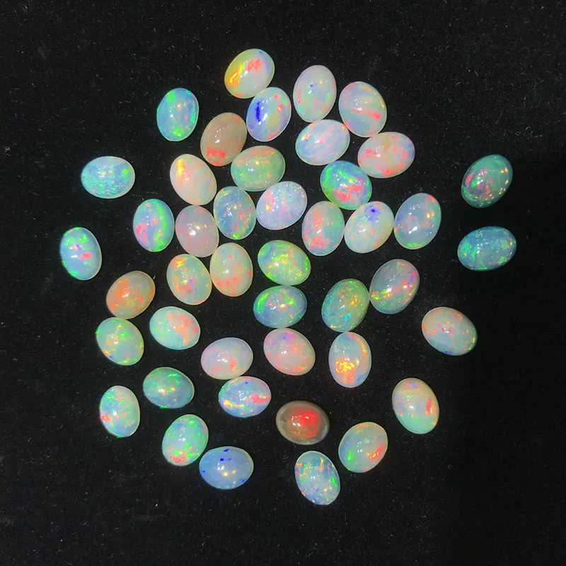 Shiny Loose Natural Opal Australian Opal Stone Crystal Mixed Shape for Sale Cabochon