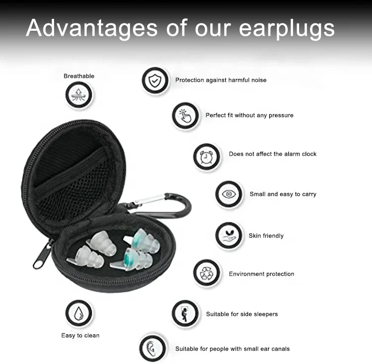 Рождественские шумоподавляющие силиконовые затычки для ушей с фильтром для вечеринки, фестиваля, концерта, диджея, клуба и путешествий с алюминиевым корпусом и кабелем