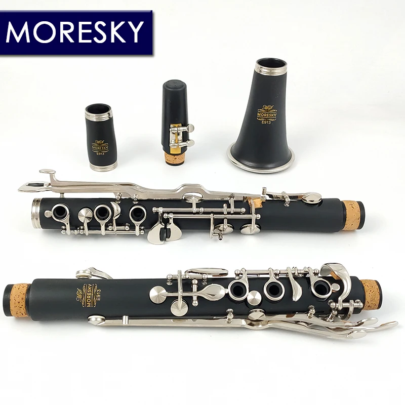 MORESKY German G Tune 18/20 Key Clarinet ABS Resin Body Material Nickel Plated