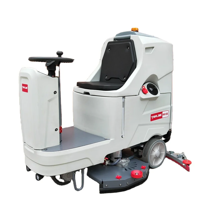 TAN JIE M8  Rride on Floor Scrubber Cleaning Machine Scrubber Dryer Floor Cleaning Machine Equipment Washing Scrubber