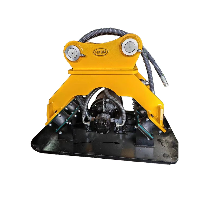 SJ06 Machine For Excavator Hydraulic Vibro Concrete Compactor Soil Plate Compactor
