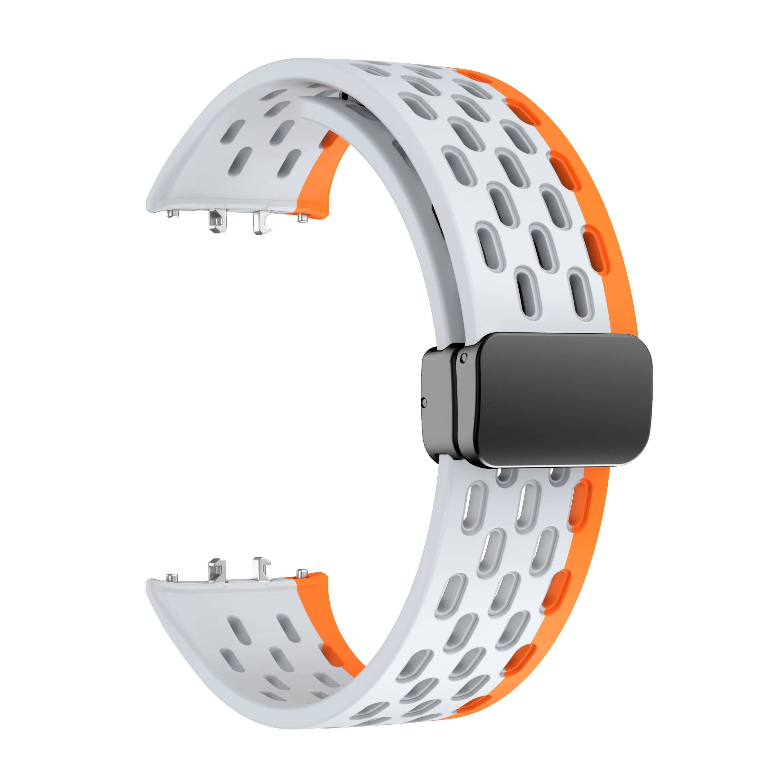 Eraysun Silicone Adjustable Watch Accessories Magnetic Buckle Wristband Fitness Straps Replacement Bands For Samsung Galaxy Fit3