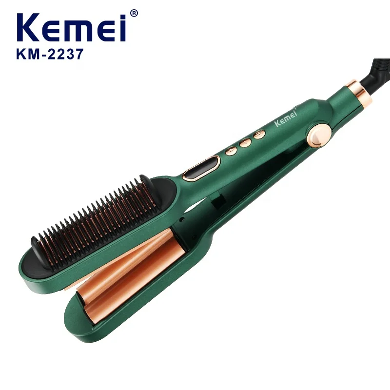 Новинка; Лидер продаж; Расческа-выпрямитель для волос Kemei km-2237 Новое поступление хорошее качество 2 в 1 выпрямитель щетка