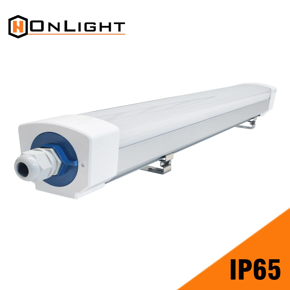 40w tri-proof light 36w 12m 130lmw ip65 led emergency triproof batten for parking lot