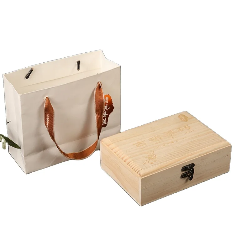 
Factory Supply Wholesale Square Storage Natural Living Solid Bamboo Box 