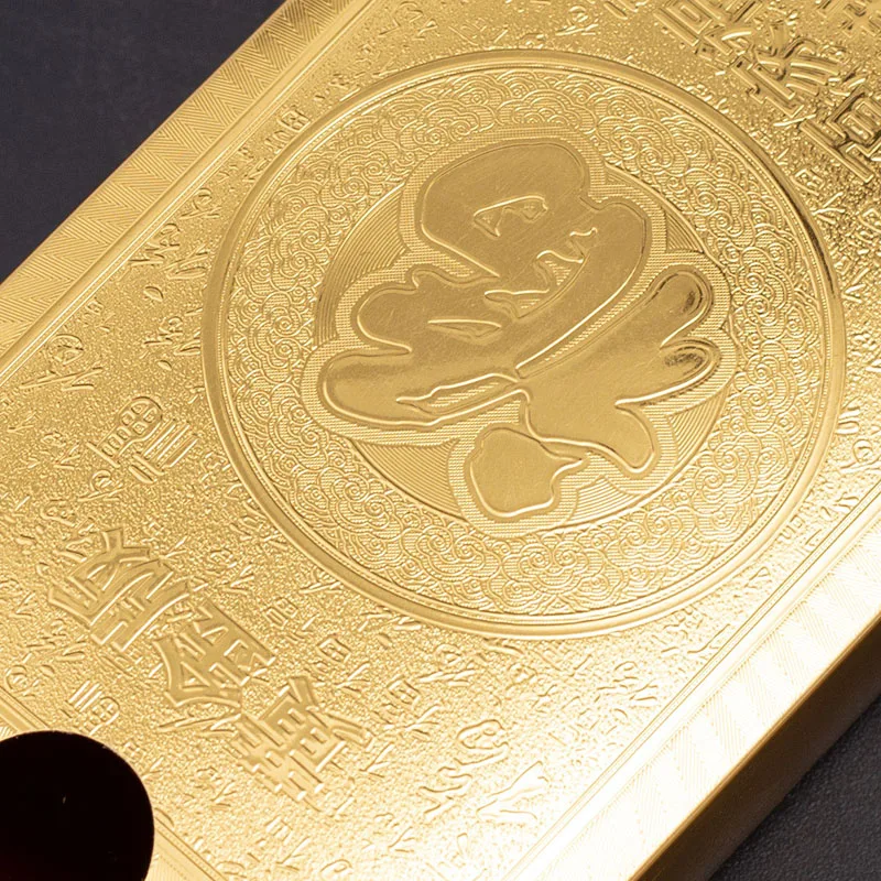 2024 Custom Design Playing Card High Quality Gold Printing Poker Gold Foil Playing Cards