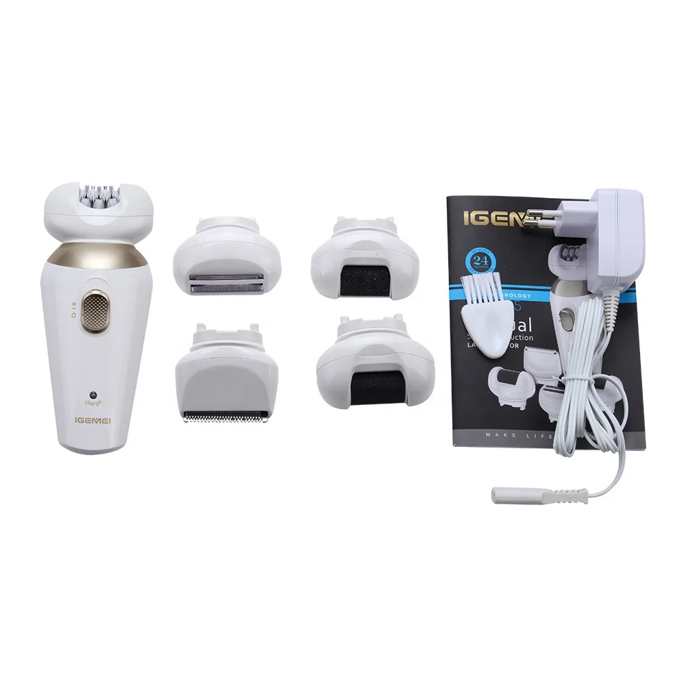 GEEMY IGEMEI GM7005  Rechargeable Lady Epilator Tool Facial Body Armpit Hair Removal