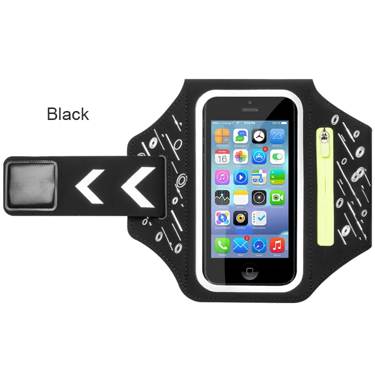 Waterproof Multifunctional Arm Pouch Bag Neoprene Sports Arm Band with Call Phone ID Card Holder 2023 6.5 Inches Unisex Nylon