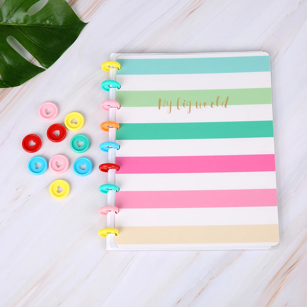 Disc bound planner journal disc bound notebook calendar monthly weekly day daily organizer planner