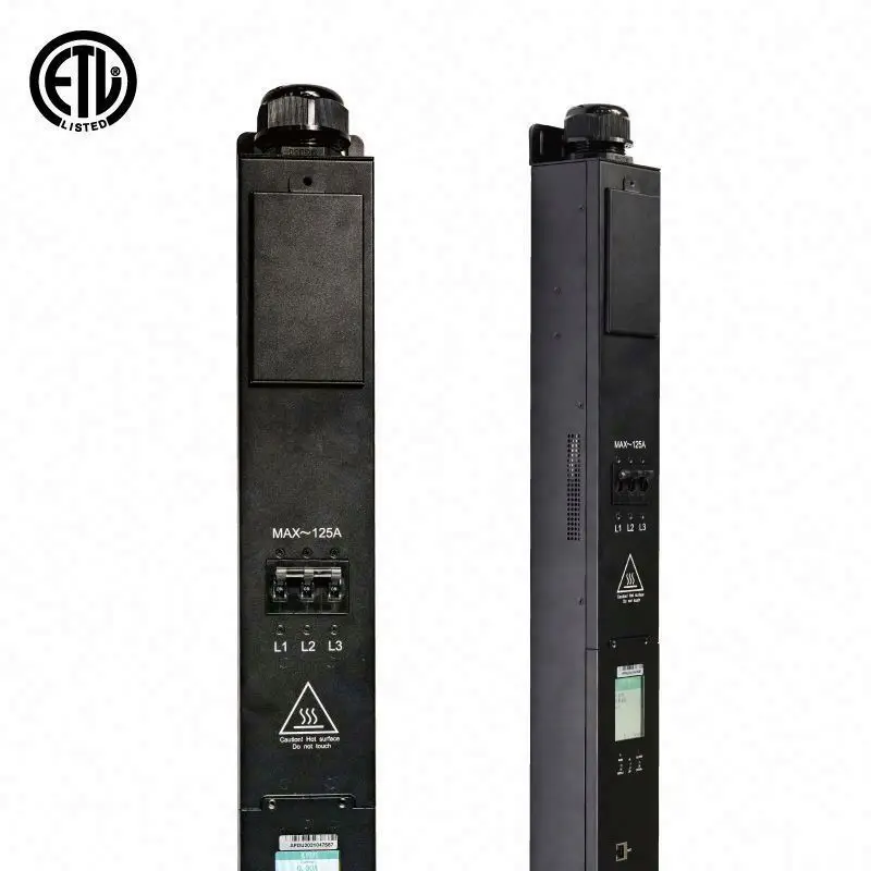 Orient вертикальный 3 фазы 380V 415V 480V 24way 125 Ампер 51KW автомат защити цепи стойку выход IEC C19 PDU