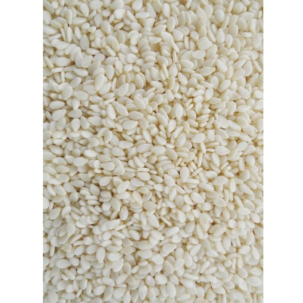 100% PURE WHITE SESAME (Hulled Sesame)