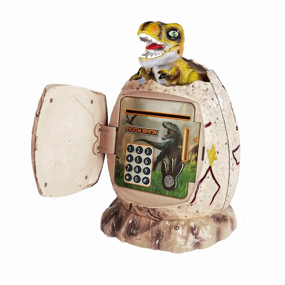 Gift Toy for Kids Code Piggy Banks Mini ATM Electronic Save Money Coin Bank Box for Children Password Lock Case Dinosaur