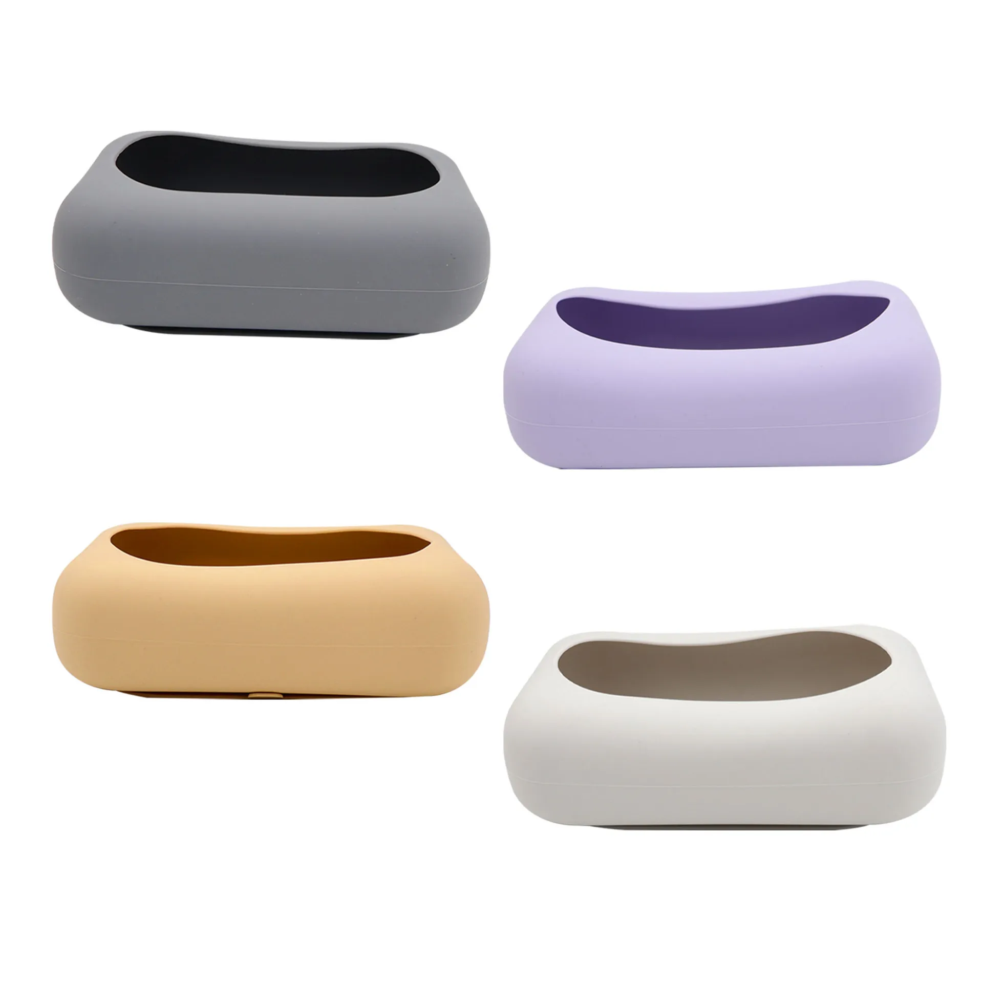 Cross border new product in car  bathroom living room  silicone tissue box