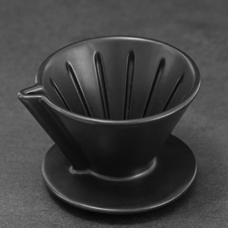 Ceramic coffee filter without folding filter paper Reusable vv60 Coffee Dripper Coffee Filter tools 1-2cup