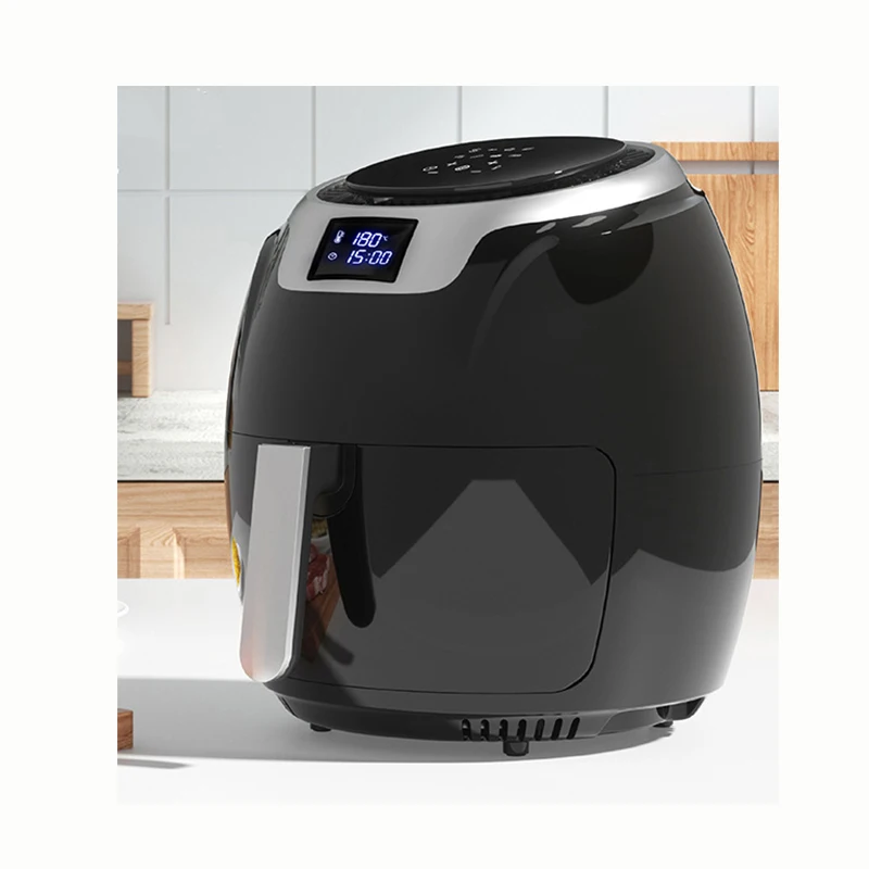 8L Large Capacity Multifunctional Electric Fryer Digital Home Smart Dual Screen Electric Air Fryer 110v  Fryer