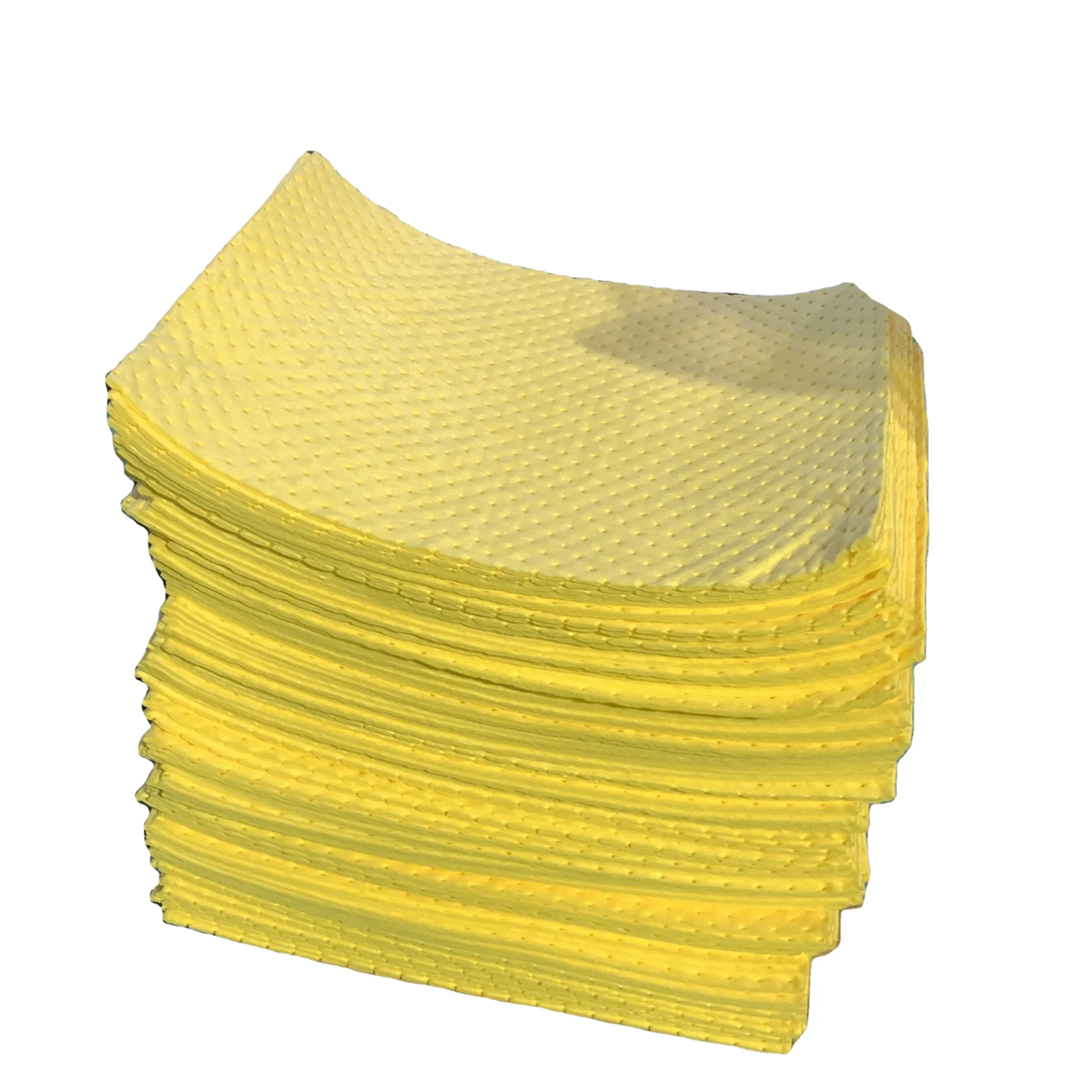 100% Polypropylene Non woven meltblown spill response manufacturer Sorbents Chemical Absorbent Mat