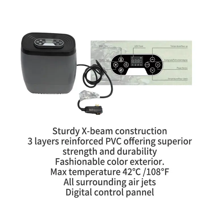 Надувная гидромассажная Ванна Jaccuzi, джакузи, бассейн, гидромассажная Ванна, открытый спа-ванны, трубки, открытый джакузи Jaccuzzi