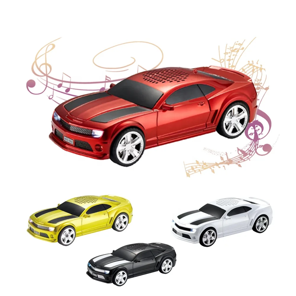 New Designs Promotional Gift WS592 Car Shape Portable Home Fm Radio Blue Tooth Wireless Speaker