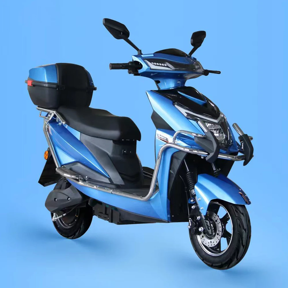 2024 Hot Sale Vintage Electric Bike Scooter 1000W 60V Fast Electric Moped Motorcycle