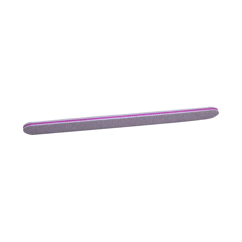 Customized Logo Salon Polishing Single Side Nail File Professional Metal Disposable Nail File