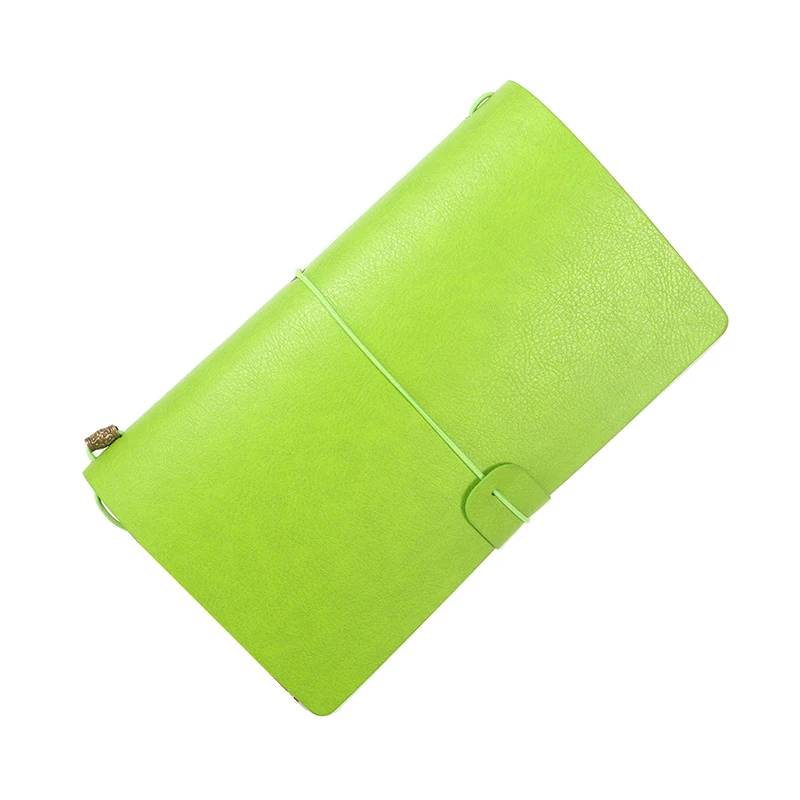 custom design portable executive korean stationery leather journal lined planners and notebook with customization