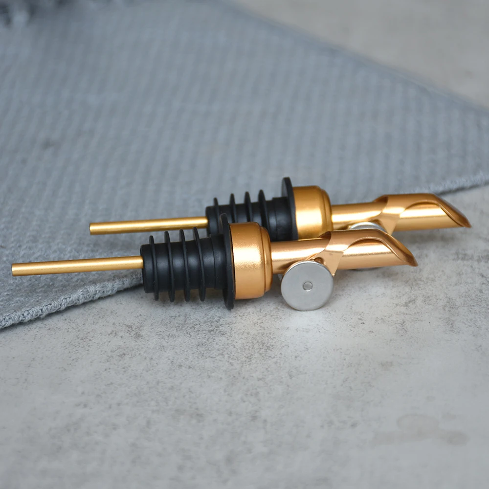 Barware Liquor Unique Gift Idea Slow-Flow Drip Free Stainless Steel Measured Speed Wine Pourer