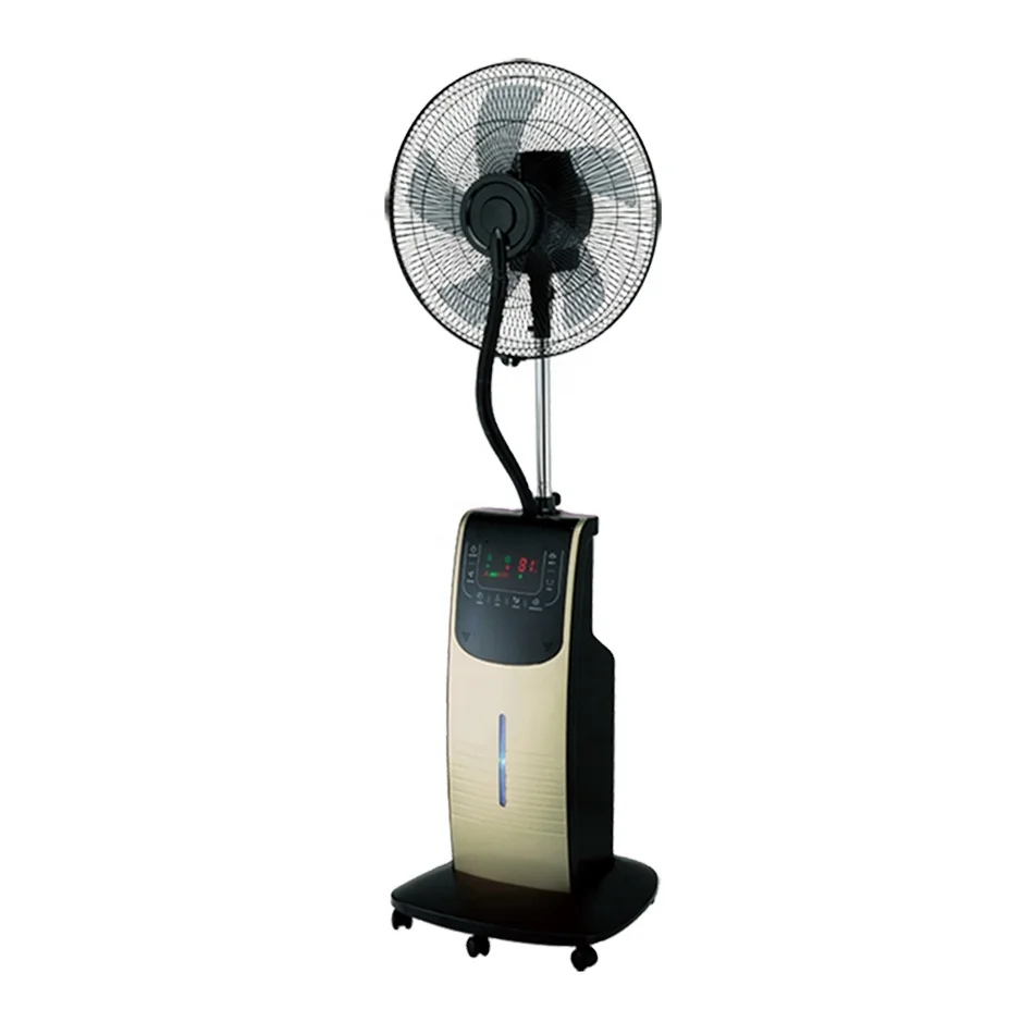 New Products ultrasonic Colorful 3.0L Large Capacity mist stand fan Indoor Home Office