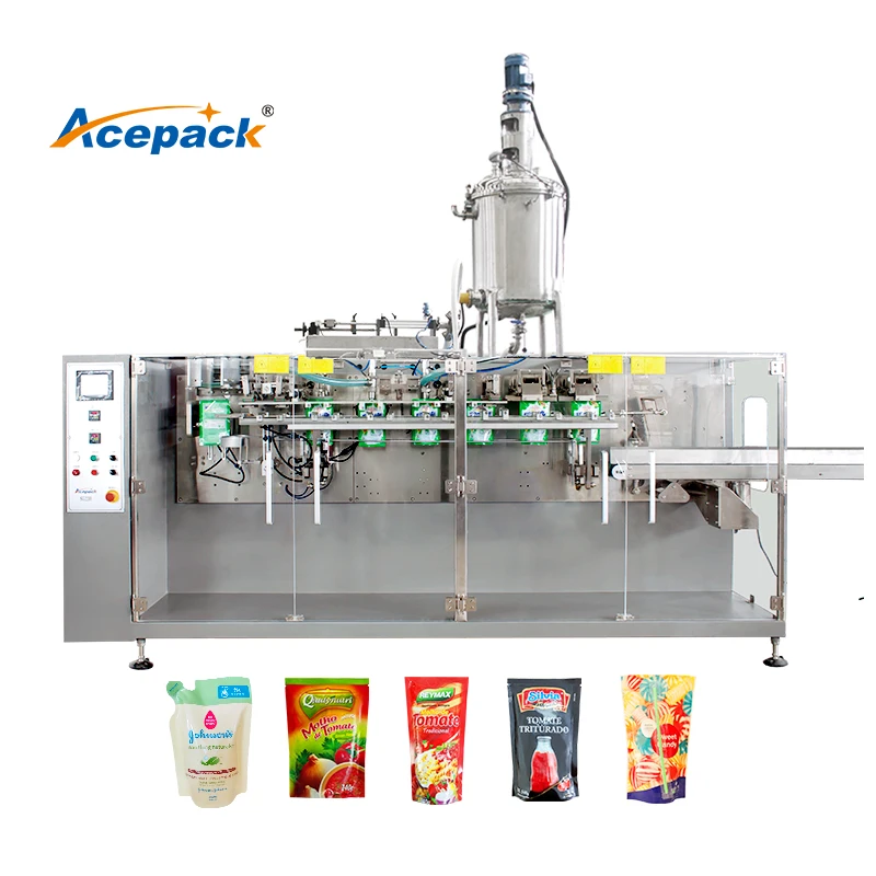 Ce Certified Factory Price liquid jam juice Premade stand up pouch filling machine