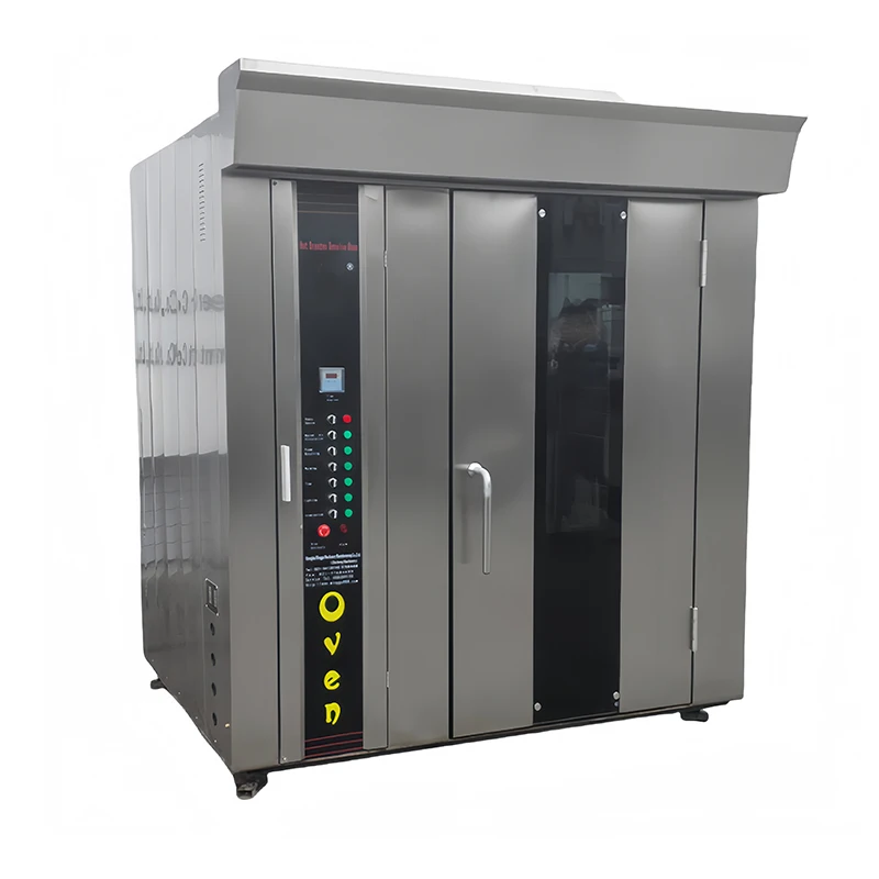 multi function automatic 24 trays chicken pizza gas rotary pizza ovens