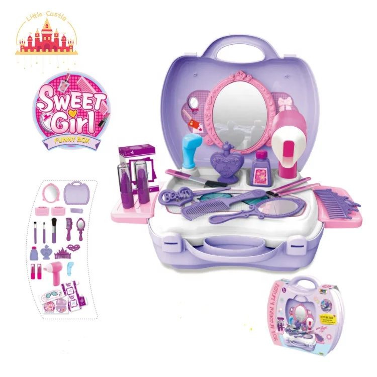 Mini Cooking Toys Kids Plastic Kitchen Set Toy with Accessories for Preschool SL10D018