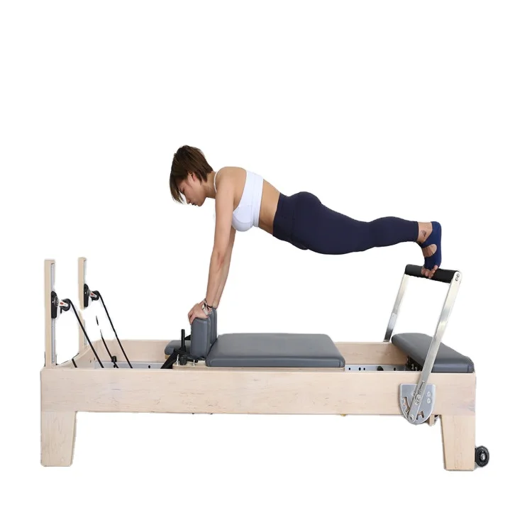 
Wood Pilates Reformer Cadillac Machine with Full Trapeze Combination Used in Pilates Studio Combo Cadillac Reformer 