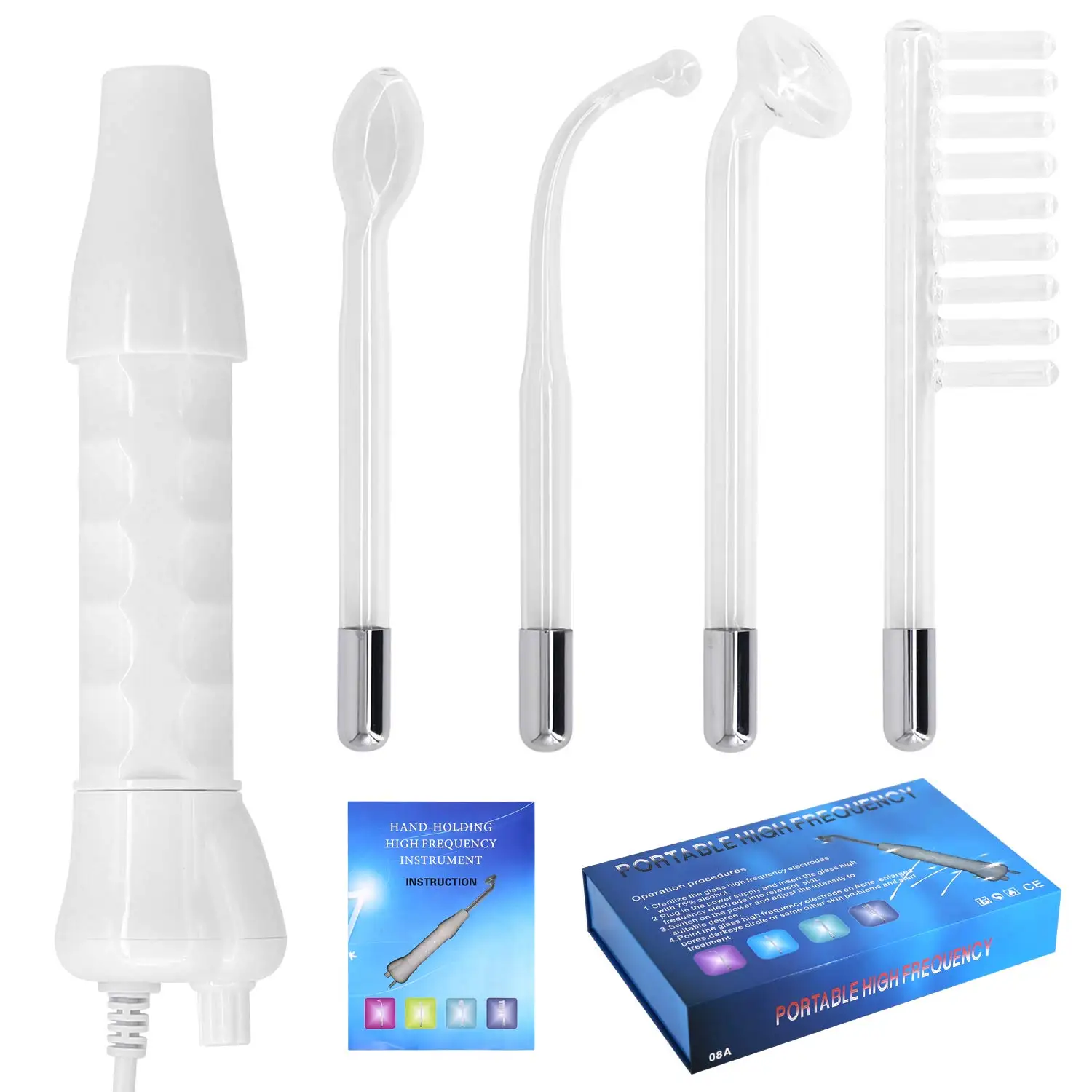 Shopify Dropshipping Portable Handheld Skin Therapy Wand High Frequency Facial Machine