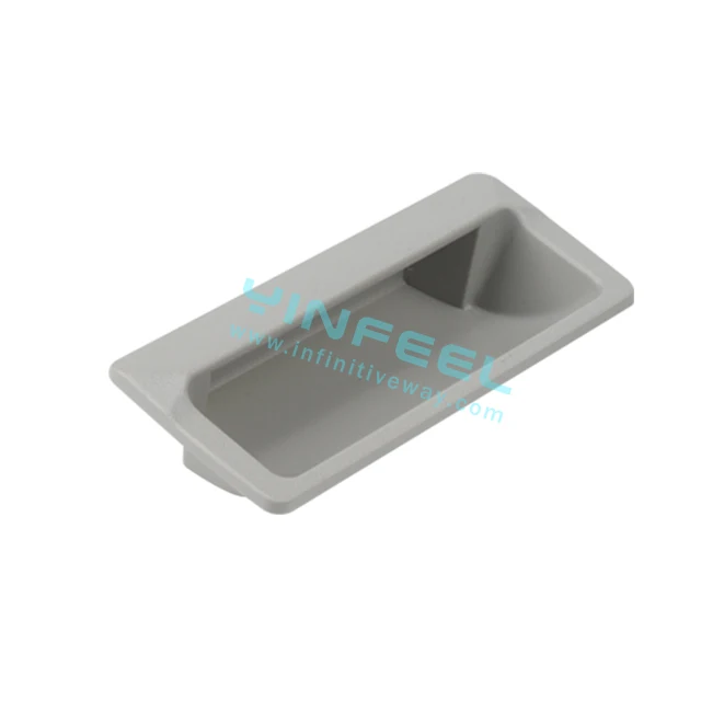 Concave shaped embeded plastic handle Model IF-STF-48108