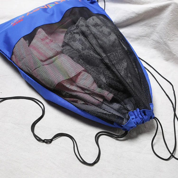 Promotional Logo Bags Drawstring, Sports Drawstring Bags For Men Backpack