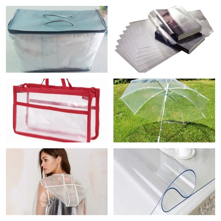 Upright High Quality Flexible Sheet Super Clear Transparent Plastic Pvc Roll Mattress Packing Film