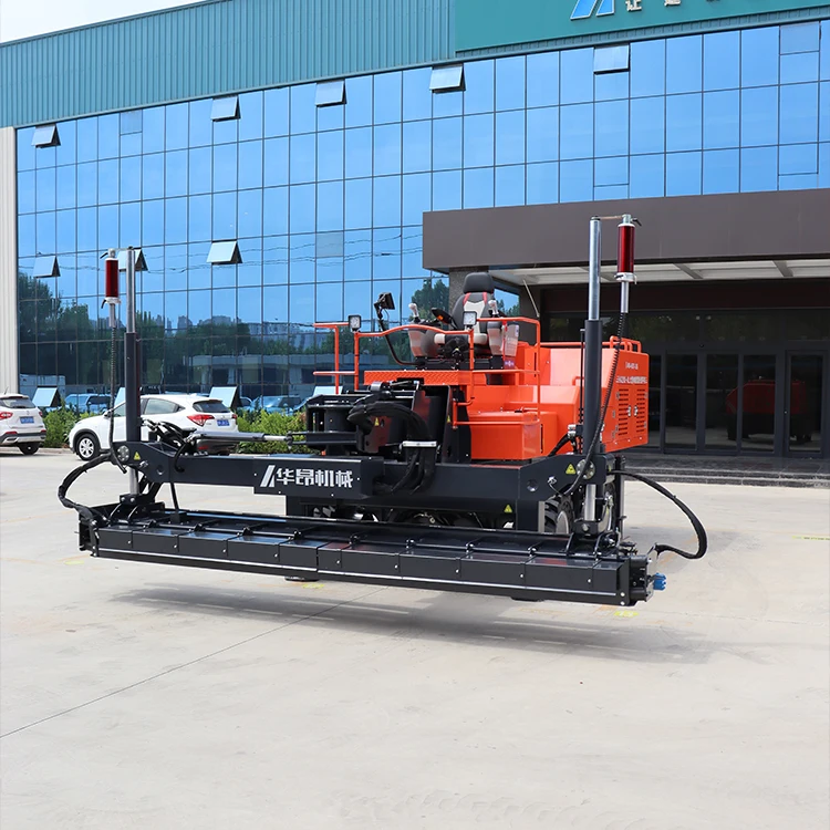Factory direct High precision four wheel Large Automatic Concrete laser screed boom type leveling machine
