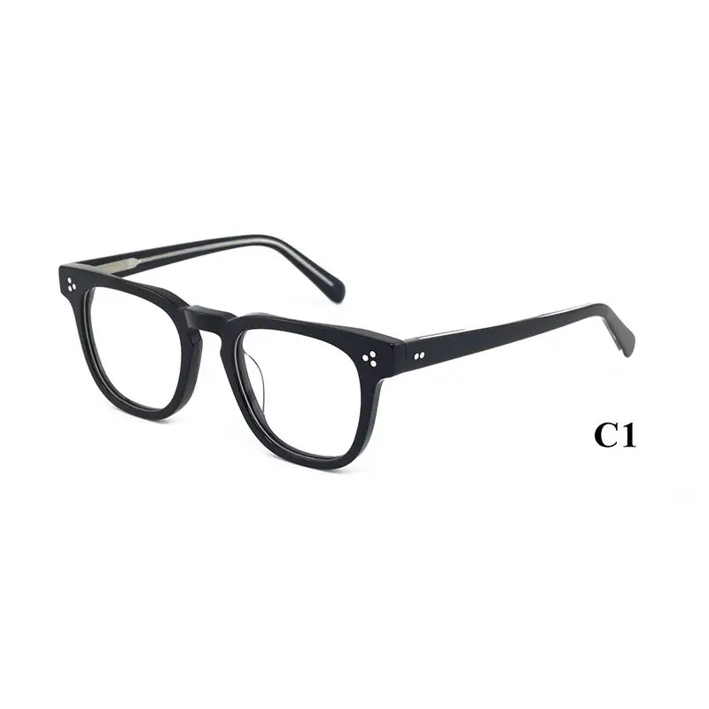 2024 New Arrival Acetate Optical Frames Eyeglasses Women Elegant Handmade Designer Thick Acetate Eyewear For Men