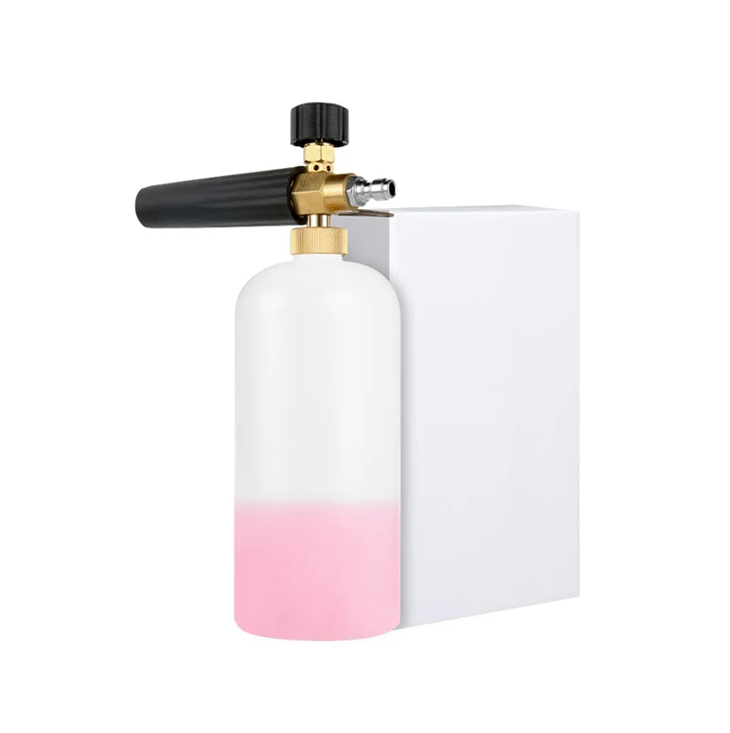 READY TO SHIP!! Foam Cannon Lance with 1/4 Quick Connector for Pressure Washer Gun with 1 L Car Wash Bottle