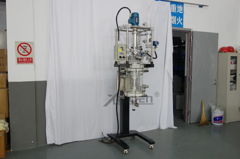 Turnkey Ultrasonic 50 Liter Flow Cell Reactor Bottom Filter Ultrasonic and Microwave Homogenizer Reactor System Suppliers