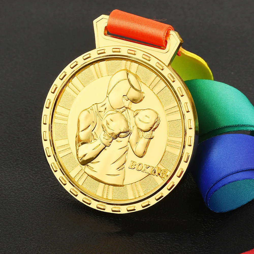Wholesale Precious Medals Gold Award Trophy Miniature Medals For Boxing Soccer Race