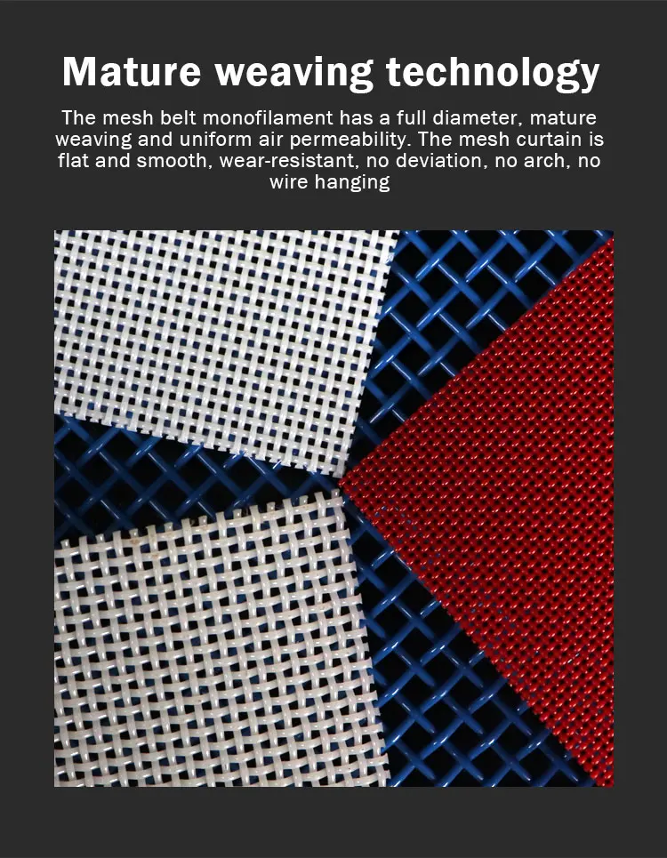 Making Press Felt for Paper Mills Sludge Dewatering Filter Polyester Spiral Linear Wire Mesh Screen Conveyor Belt
