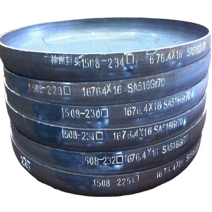 U-Stamp forged dish elliptical steel head