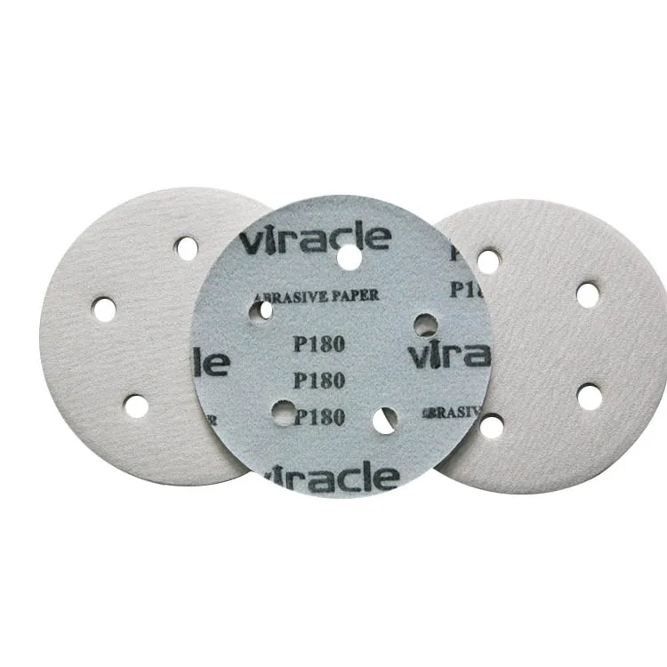 
Hot Sale 5 Inch (125 mm) 5 holes Dry Sandpaper Disc Sanding for polishing 