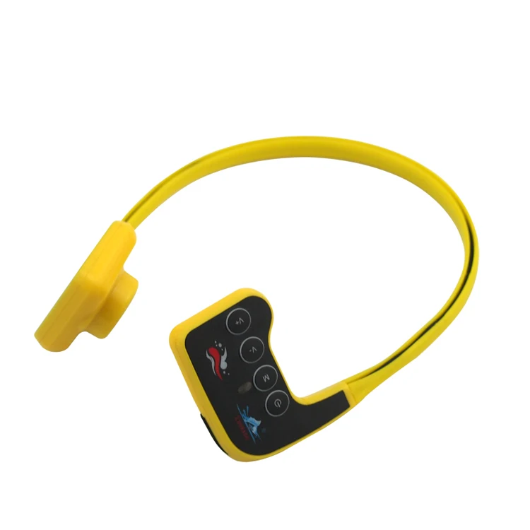 Open Water Zone 7 Channels Swimming Training Open Ear Saltproof Waterproof Bone Conduction Headset