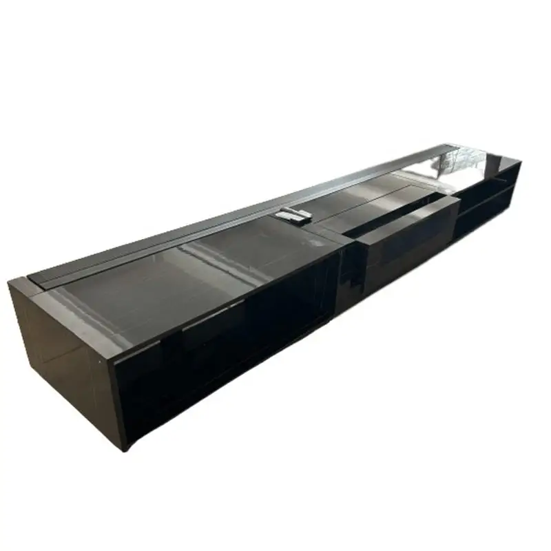 120inch ALR Floor Rising motorized screen Combo Automatic TV Cabinet for UST laser projector