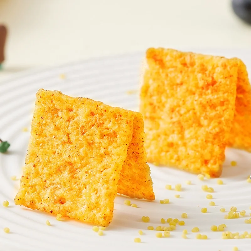 Sichuan Pepper-flavored Rice Crisps Ready Stocks of Delicious Instant Snacks Asian Food Iso Haccp China Factory