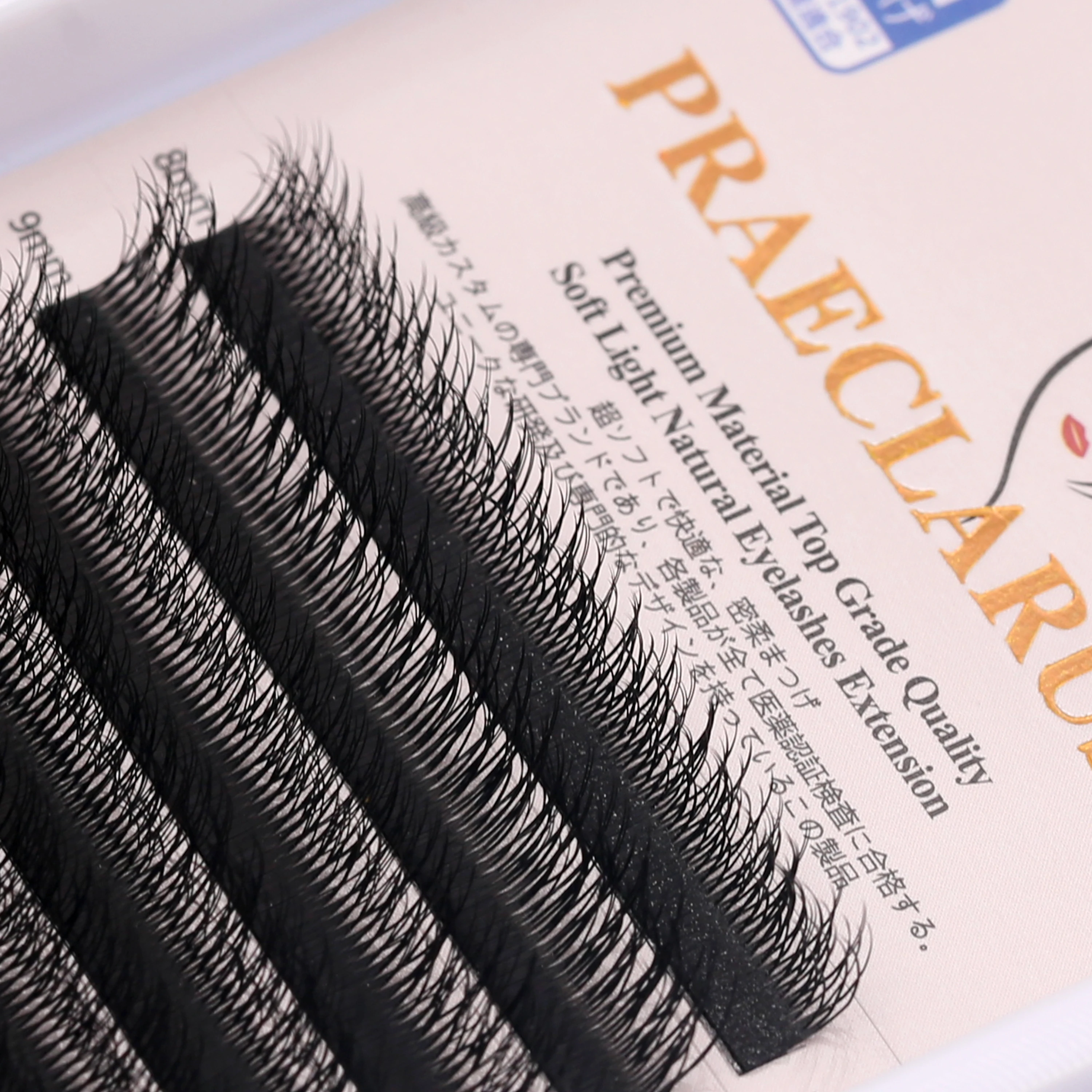 3D Multi-Layer Camellia Eyelashes Wild Fluffy Messy Thai Stereo Simulation Soft Easy Fan Eyelash Extensions