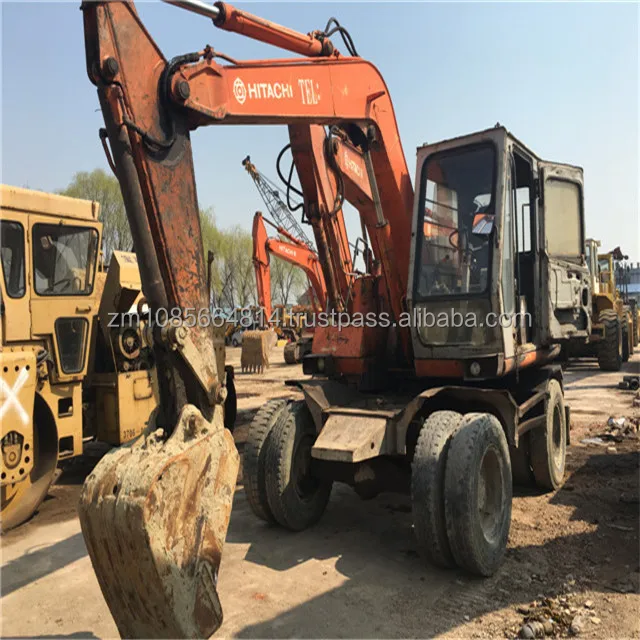 Б/у колесный экскаватор hitachi ex60wd сделано в Японии ex100 ex60 ex160 для продажи