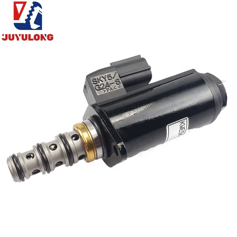 JUYULONG подходит для Kobelco SK200 250 260-3-55-6 экскаватор G24YB40 гидравлический насос поворотный тормоз электромагнитный клапан
