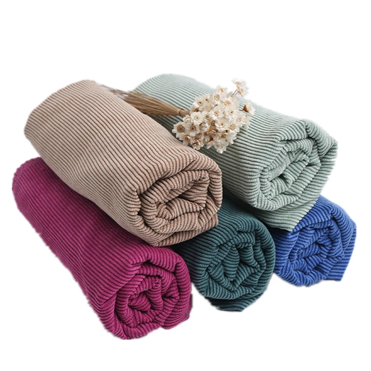 
11 Wales 100% Cotton Corduroy Fabric in stock For Hat Coat Shirt Dress Trousers Jacket 